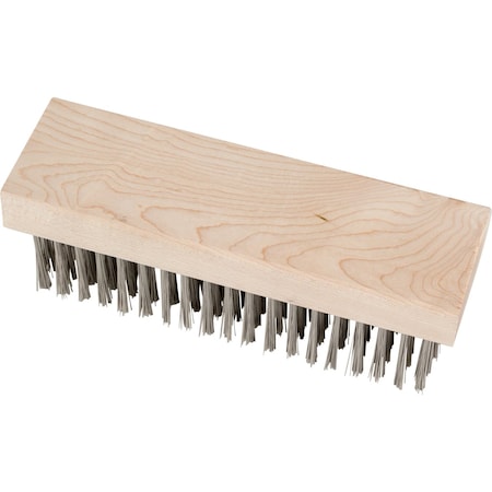 Pferd Straight Back Block Brush, SS Wire, 6"x19 85083